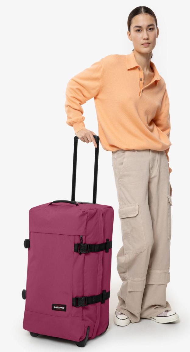 Reisetasche auf 2Rollen Tranverz M Eastpak Wine Burgundy 