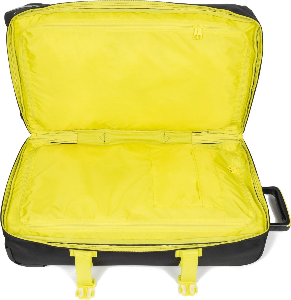 Reisetaschen Trolley Eastpak Tranverz L Lime Kontrast Grade Gelb