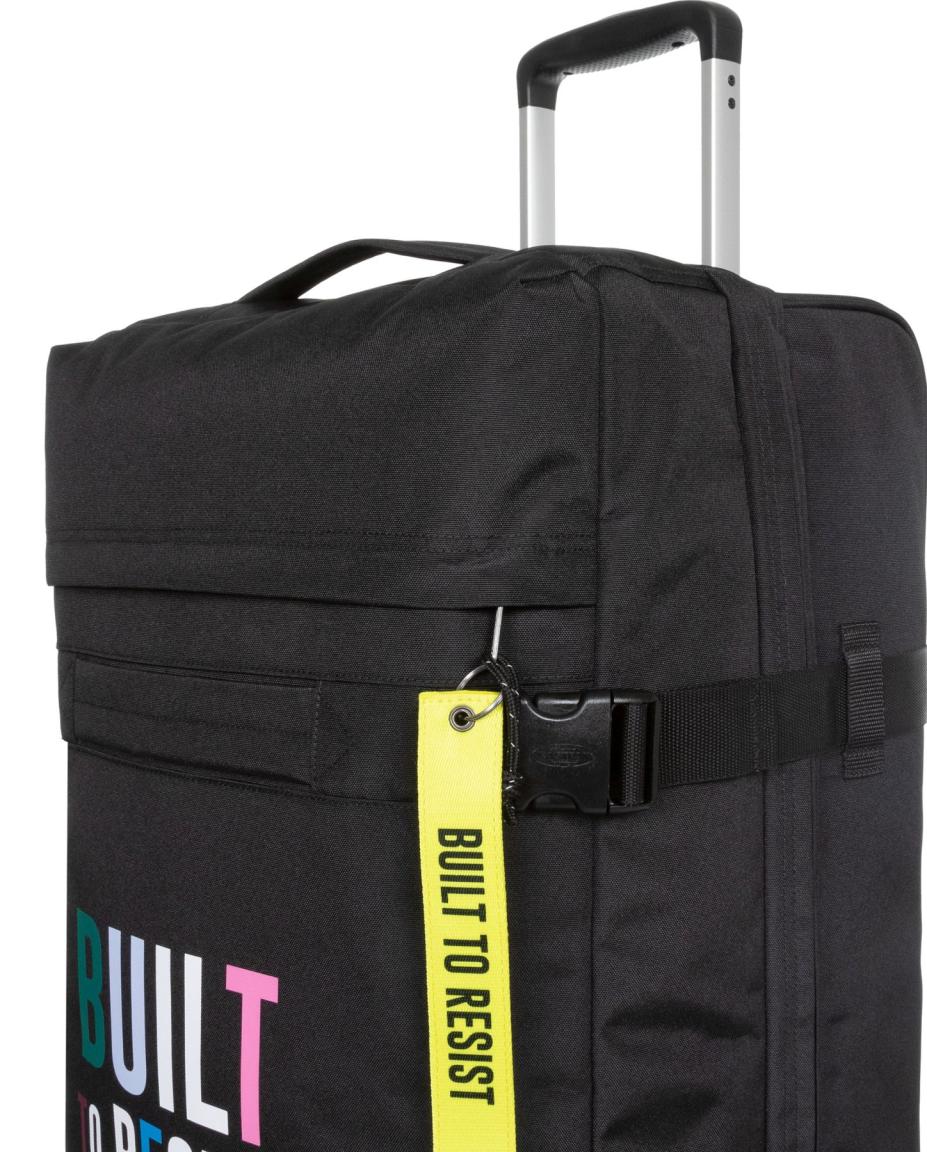 Reisetaschen Trolley Transitr M Eastpak TSA Black Bold Neonstripe