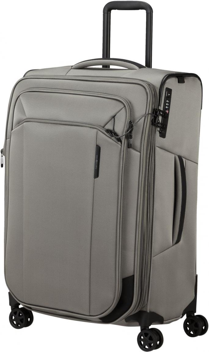 Reisetrolley M 67cm Samsonite Respark Sand Storm grau metallic