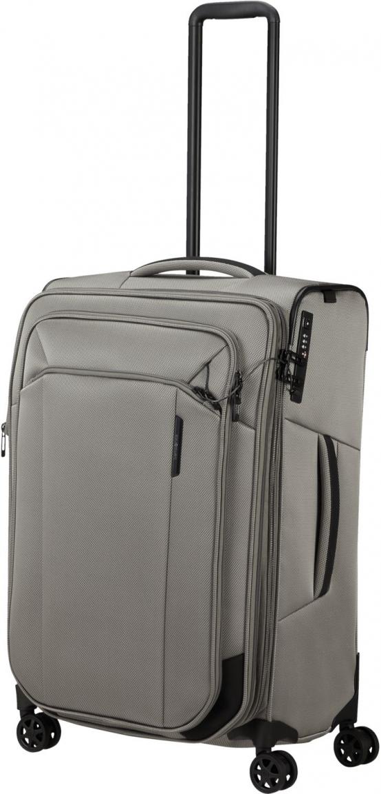 Reisetrolley M 67cm Samsonite Respark Sand Storm grau metallic