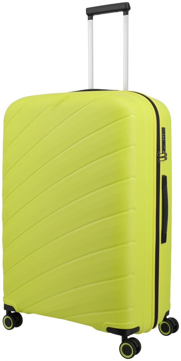 Reisetrolley Travelite Burano L 75cm Apple Green gelbgrün Hartschale