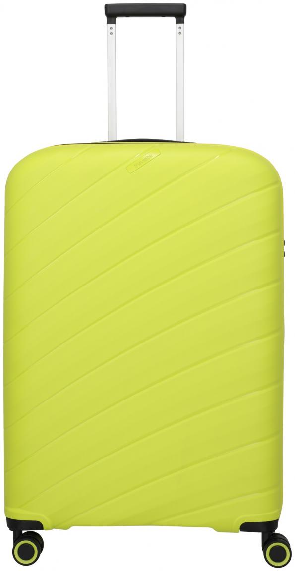 Reisetrolley Travelite Burano L 75cm Apple Green gelbgrün Hartschale