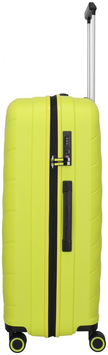 Reisetrolley Travelite Burano L 75cm Apple Green gelbgrün Hartschale