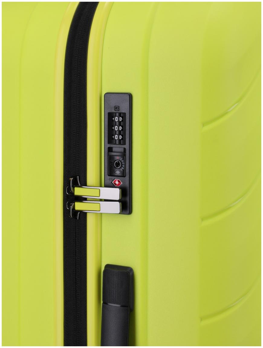 Reisetrolley Travelite Burano L 75cm Apple Green gelbgrün Hartschale