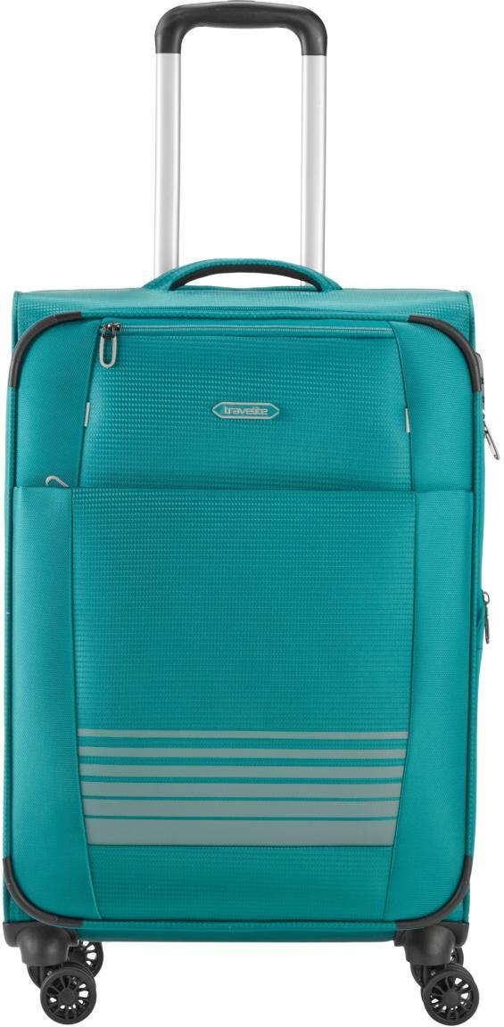 Reisetrolley petrol Travelite Seaside M 66cm TSA-Schloss erweiterbar