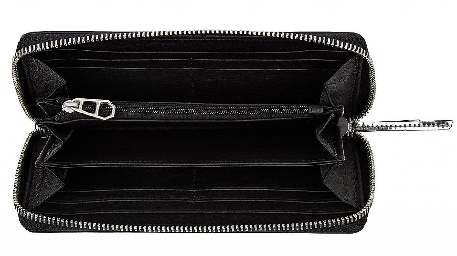 Reißverschlussportmonee Liebeskind SallyF7 Leder Specchio Silver