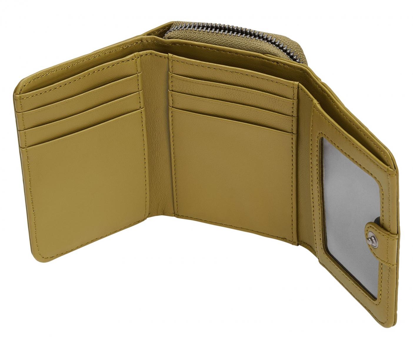 Reptilienprägung Damengeldtasche Dark Dijon Liebeskind RFID Kroko Pablita senfgelb