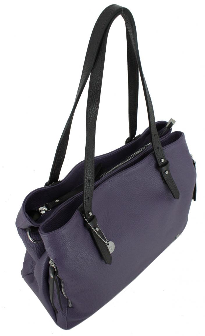 Riementasche Caleidos Lavender lila braun bürotauglich