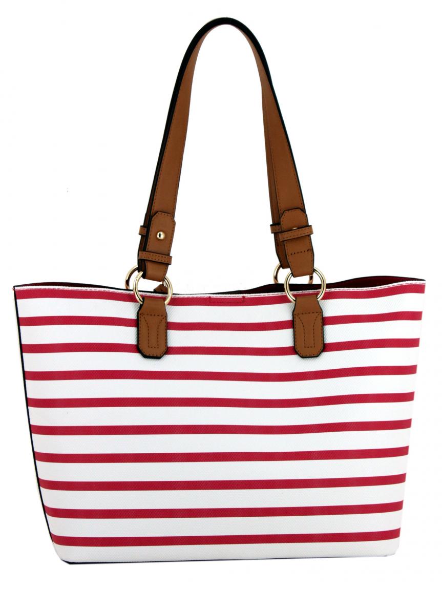 Riementasche L.Credi Collen gelb gestreift Innentasche