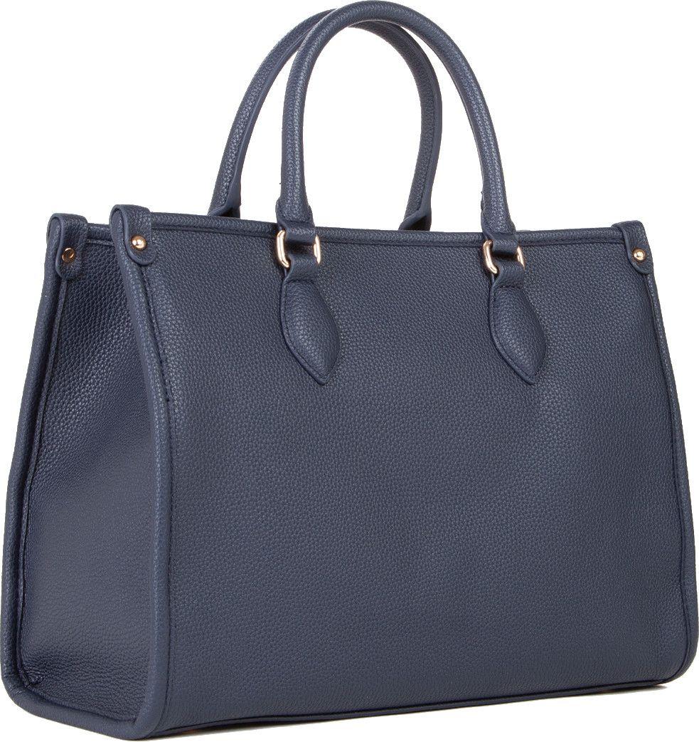 Rised RE Kurzgrifftasche Valentino Blu Dunkelblau Lederoptik