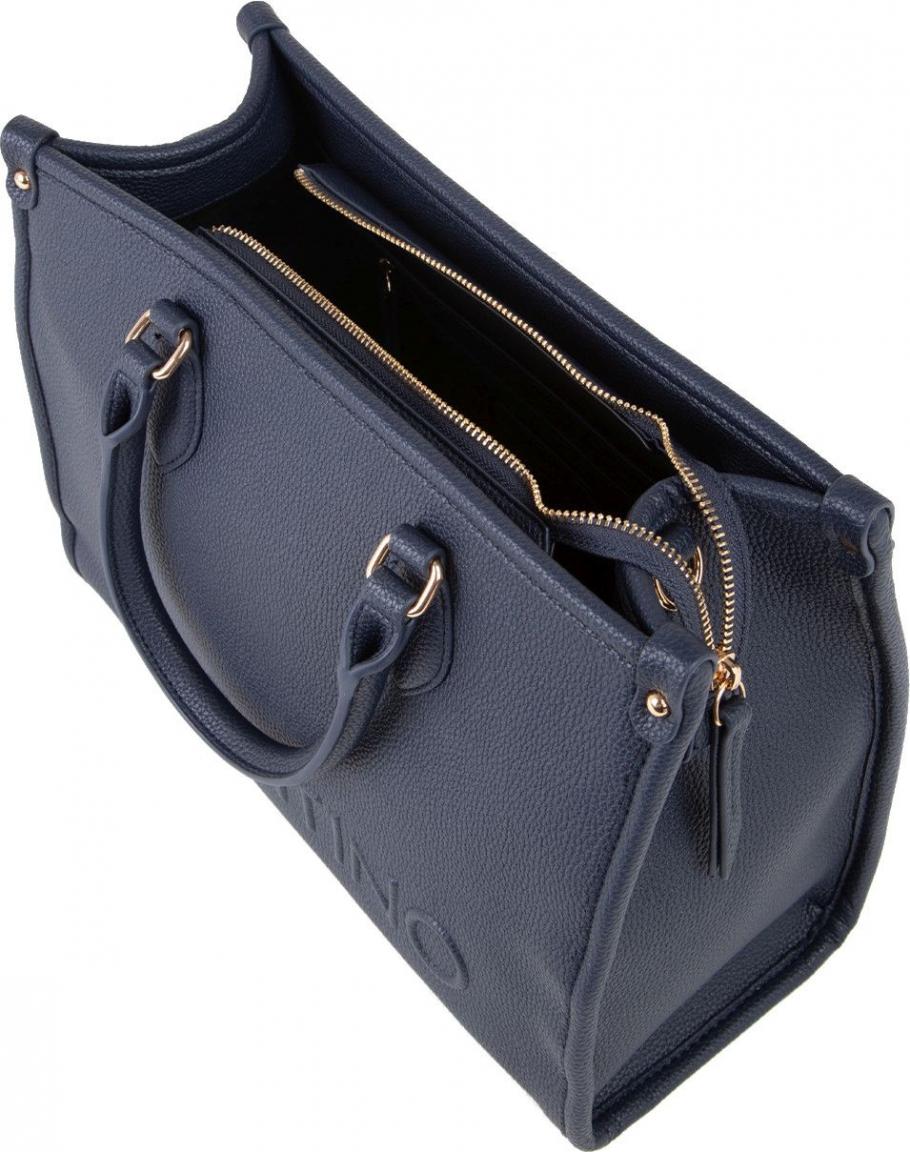 Rised RE Kurzgrifftasche Valentino Blu Dunkelblau Lederoptik