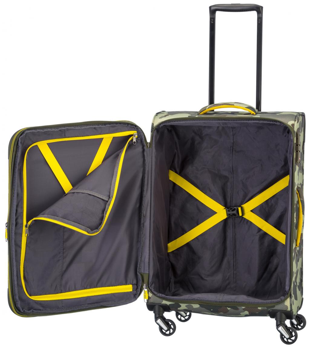 Rollenkoffer Travelite Kite M 64cm Camouflage erweiterbar