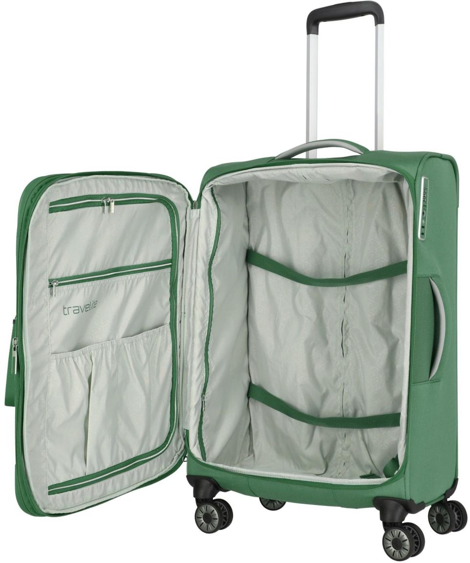 Rollenkoffer Travelite Miigo 67cm Matcha grün Weichgepäck