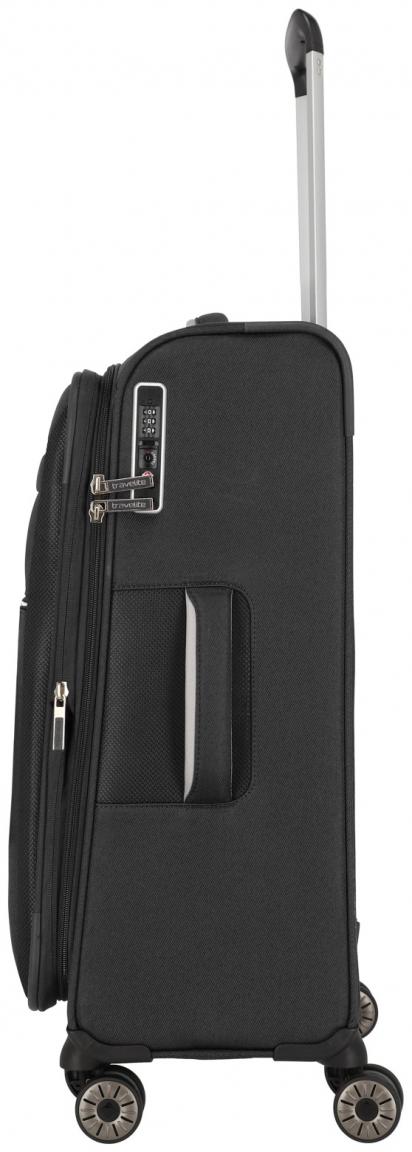 Rollenkoffer Travelite Miigo Nachtschwarz dreiteiliges Set S M L