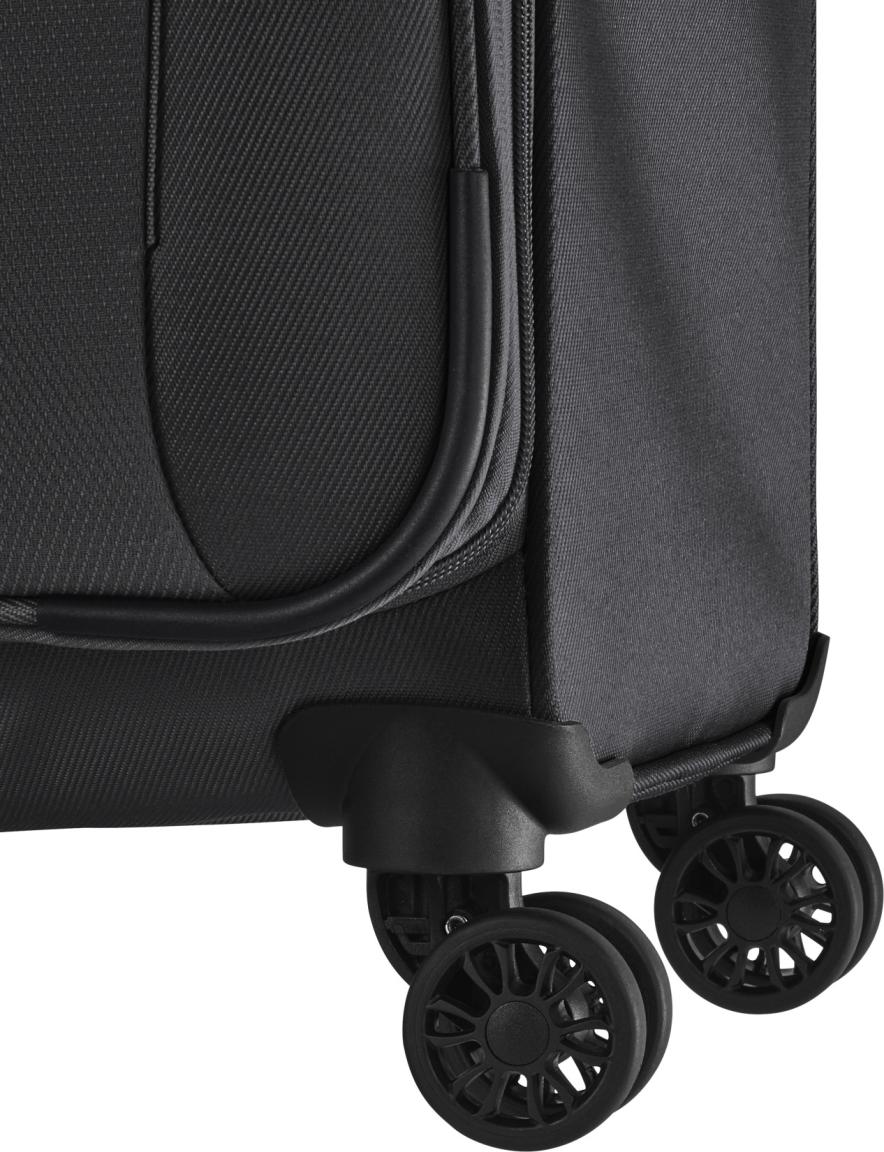 Rollenkoffer Weichgepäck Travelite Croatia 4w Trolley M 67cm dunkelgrau