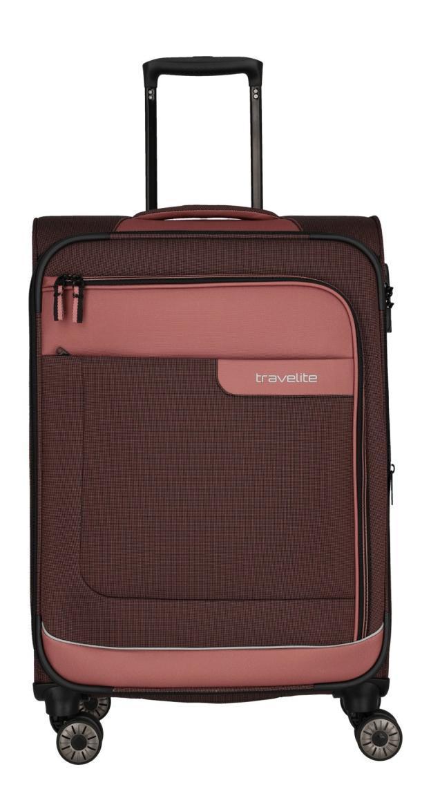 Rollenkoffer erweiterbar Travelite Viia Frühlingsrose M 67cm