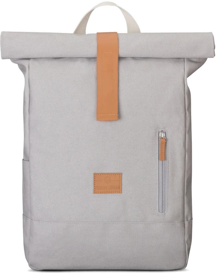 Rolltop Rucksack Adam Medium Johnny Urban Canvas imprägniert Grey Grau