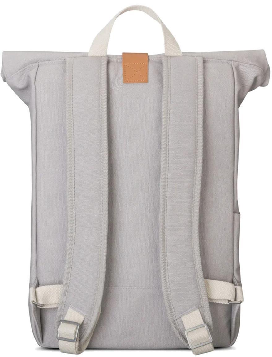 Rolltop Rucksack Adam Medium Johnny Urban Canvas imprägniert Grey Grau