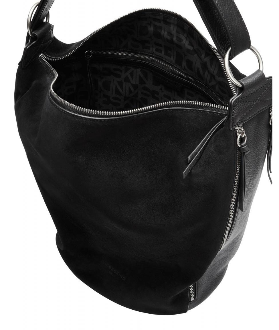 Rose Hobo Bag L Liebeskind Black Edith Cow