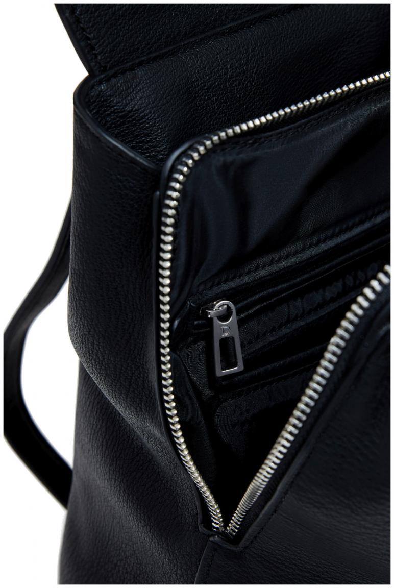 Rucksack Desigual Sierra schwarz Überschlag Stickerei klassisch Negro Sumy Mini