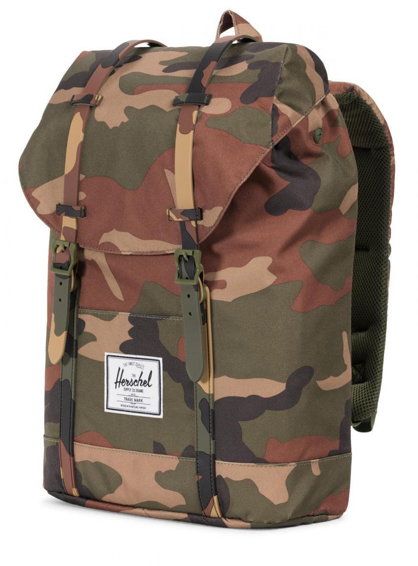 Rucksack mit Laptopfach Tasche Camouflage Backpack Flecktarn Schulrucksack Camo 