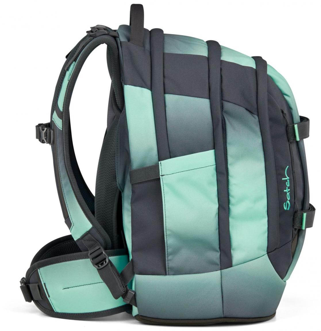 Rucksack Satch Pack Farbverlauf dunkelgrau Gradient Mint ergonomisch