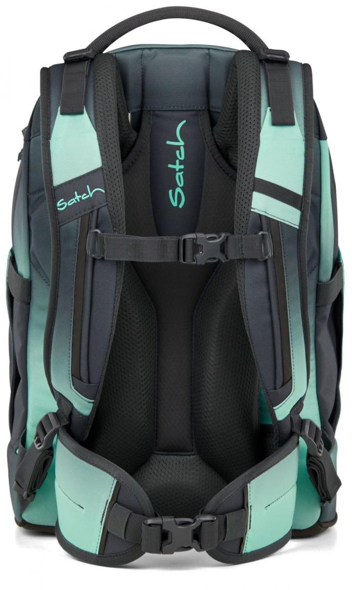 Rucksack Satch Pack Farbverlauf dunkelgrau Gradient Mint ergonomisch