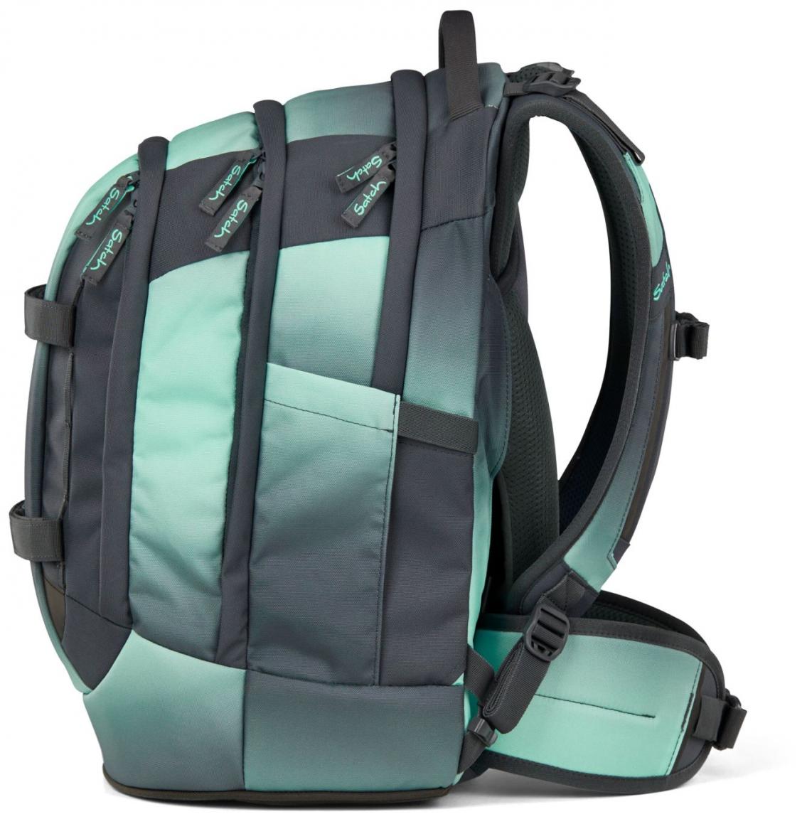 Rucksack Satch Pack Farbverlauf dunkelgrau Gradient Mint ergonomisch