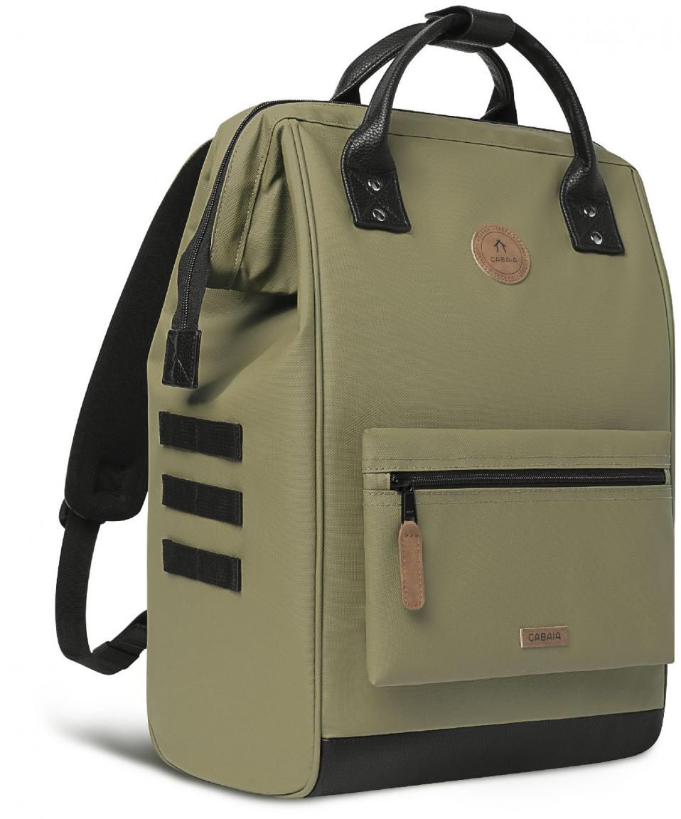 Rucksack abwischbar Cabaia Grenoble khaki Large Outdoor Adventurer