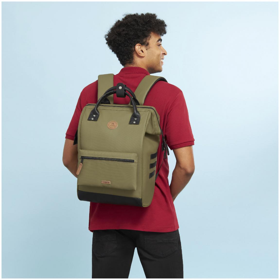 Rucksack abwischbar Cabaia Grenoble khaki Large Outdoor Adventurer