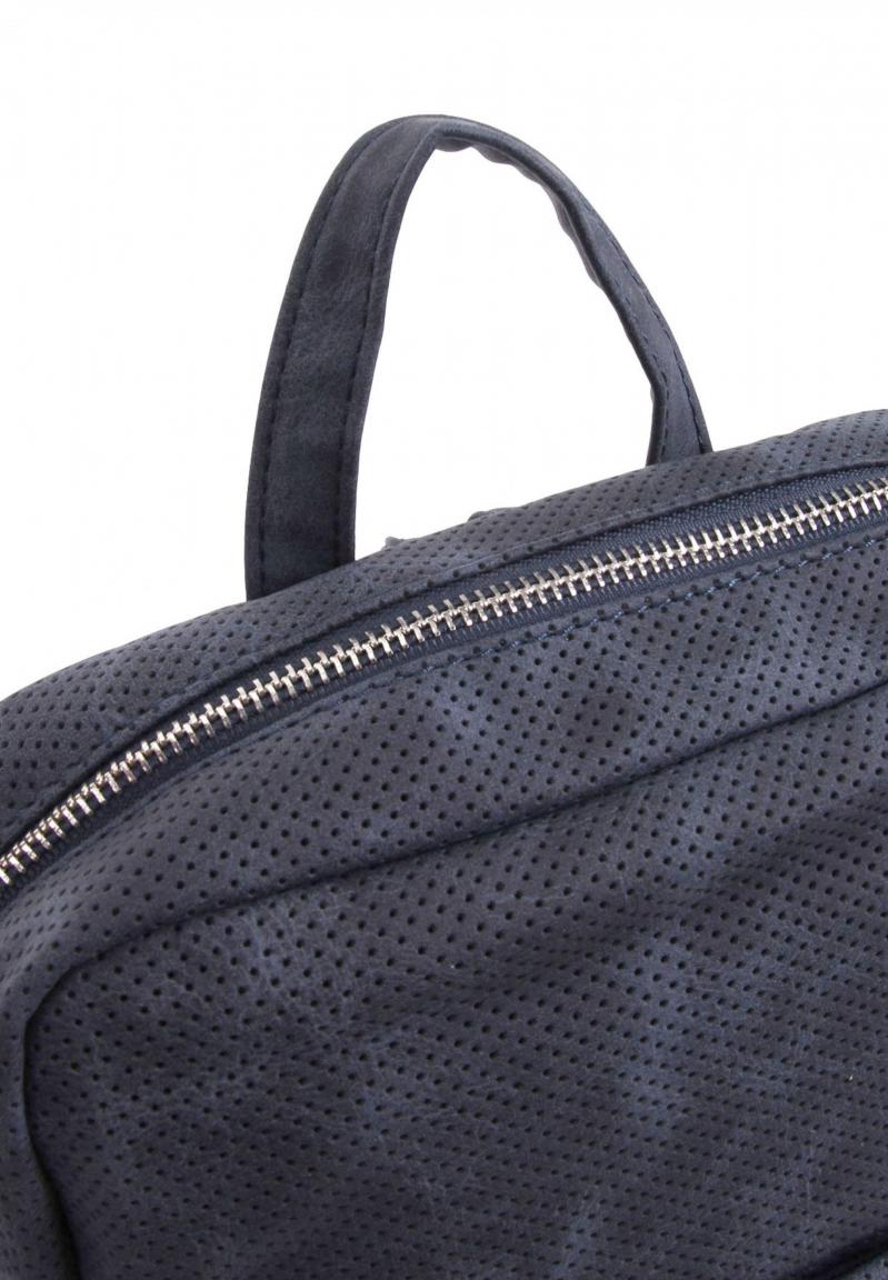 Rucksack mit Lochmuster Suri Frey Romy Basic dunkelblau