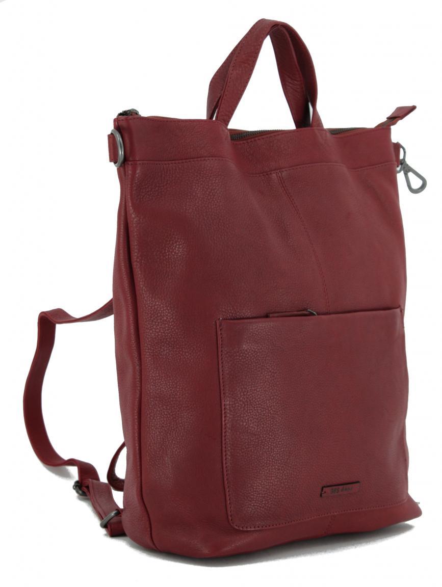 Rucksacktasche Charles Red dunkelrot 365 d.a.y.s Vintage