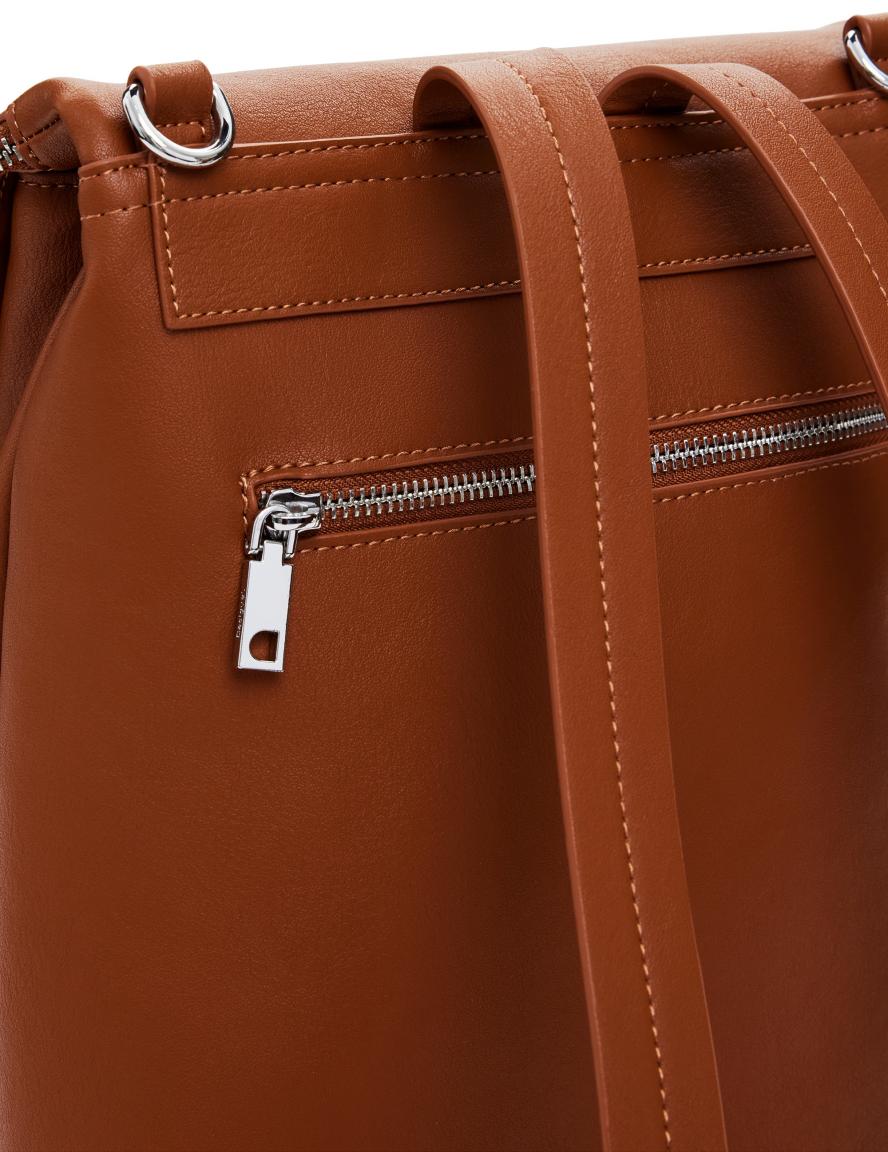 Rucksacktasche Hampton Desigual Camel Logo