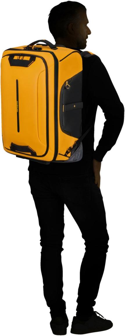 Rucksacktrolley Samsonite Ecodiver knallgelb Reisetasche Handgepäck