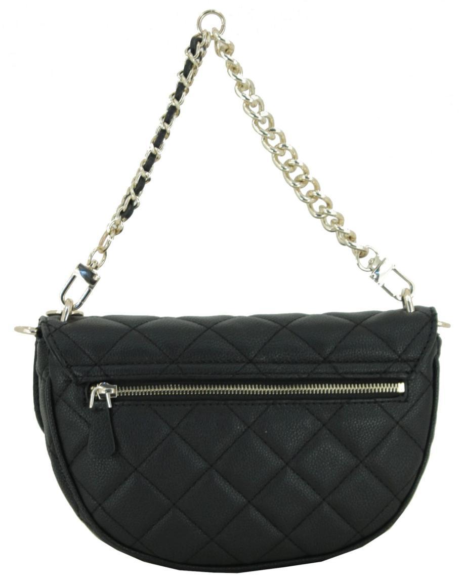 Saddle Bag Guess Gillian Schwarz Kettenhenkel Quilted Bag