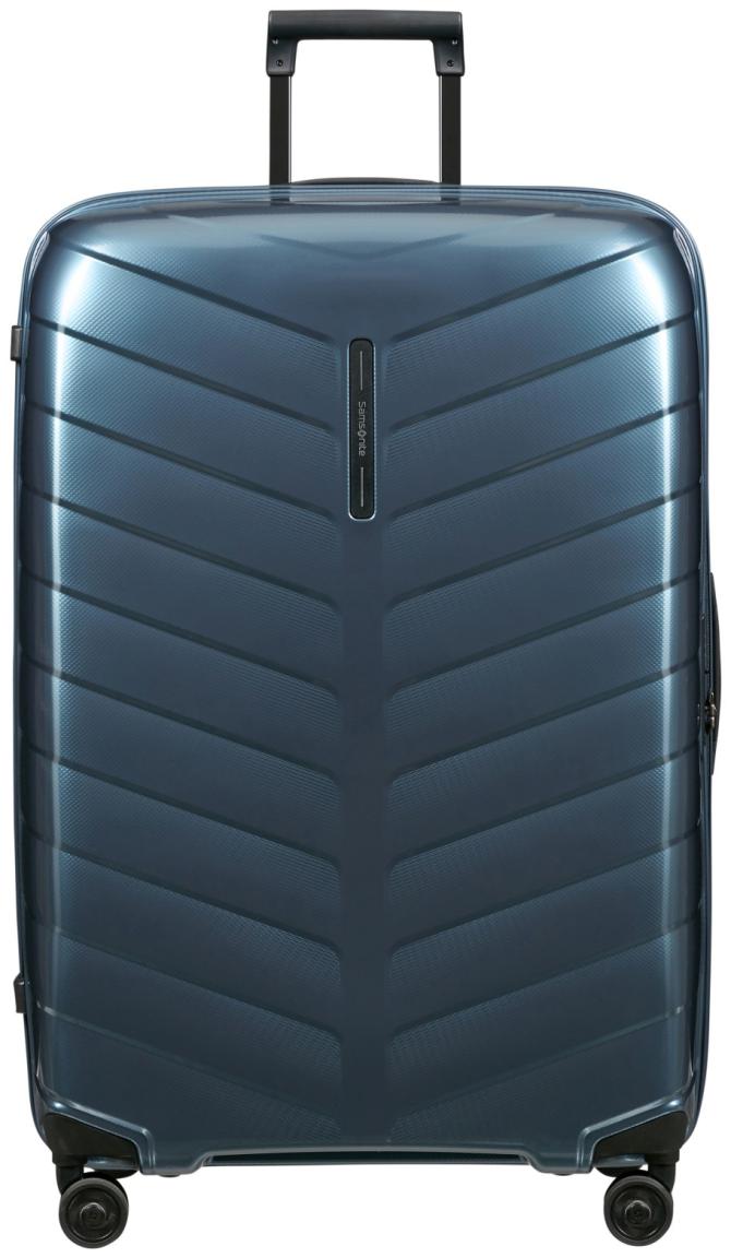 Samsonite Attrix Rollenkoffer Steel Blue Spinner L 75cm