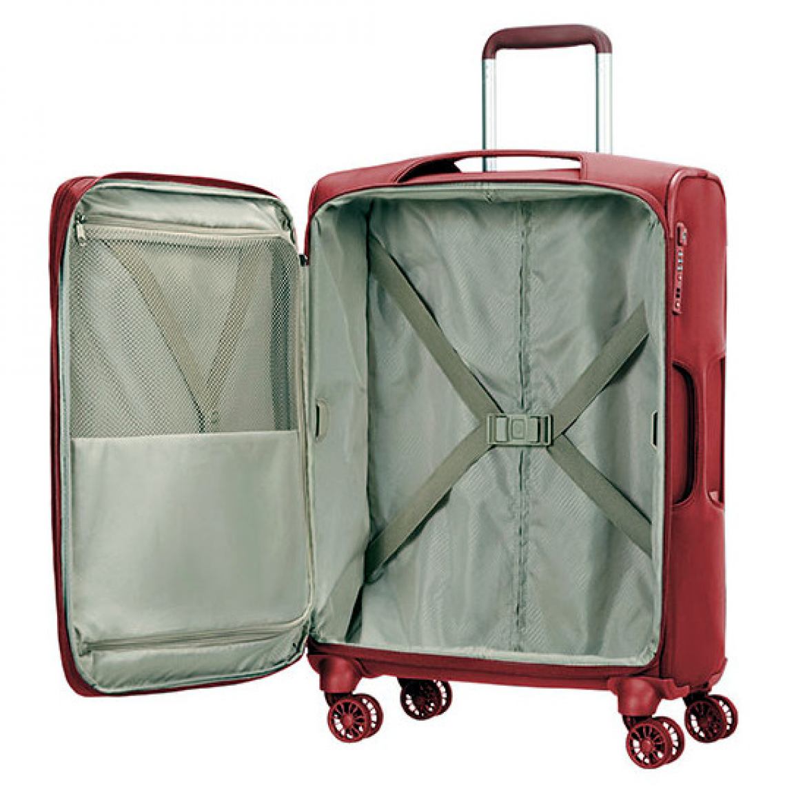 Samsonite B-Lite3 Trolley mit 4 Räder 71cm erweiterbar rot