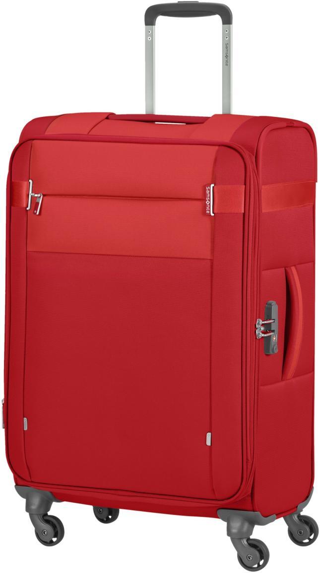 Samsonite Citybeat M 66cm Red 4-Rad-Flugtrolley rot erweiterbar