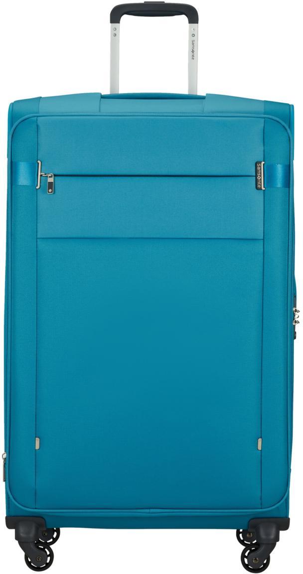 Samsonite Citybeat Spinner L 78cm 4-Rad Harbor Blue hellblau erweiterbar Reisetrolley