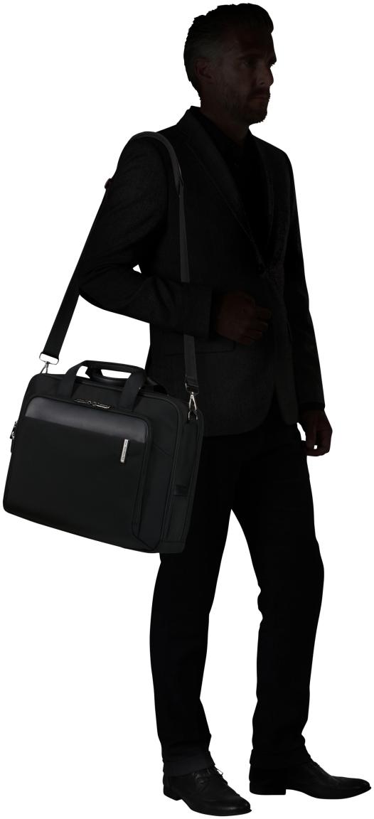 Samsonite Evosight Bailhandle Aktentasche Schwarz