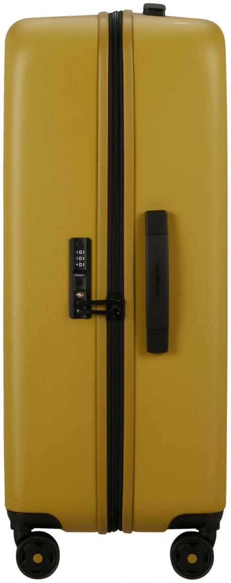 Samsonite Hartschalenkoffer nachhaltig Spinner M 68cm StackD Mustard gelb