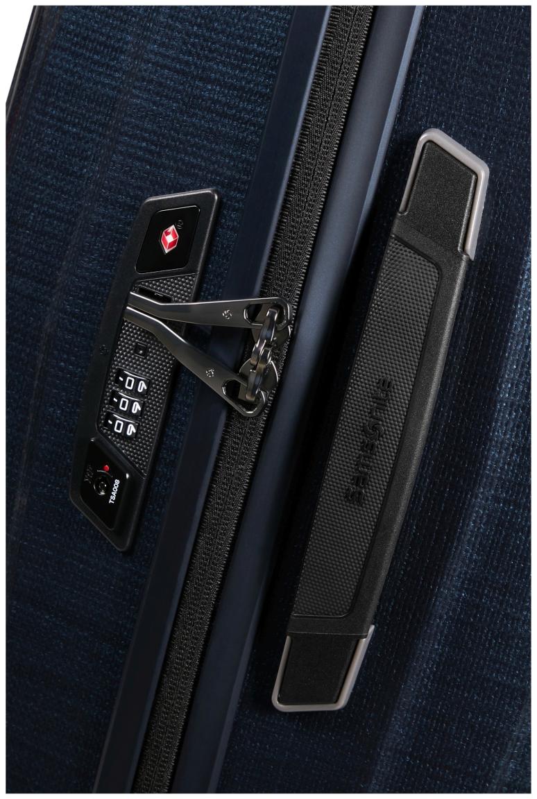 Samsonite Major-Lite Spinner M Koffer Hartschale Midnight Blue - Blau