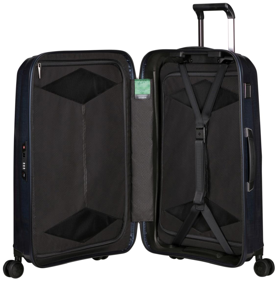 Samsonite Major-Lite Spinner M Koffer Hartschale Midnight Blue - Blau