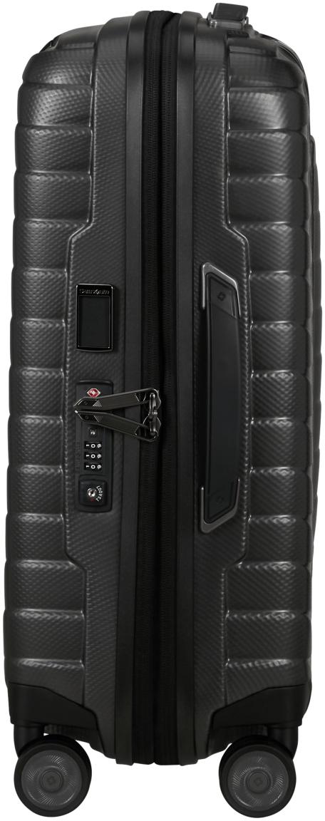 Samsonite Proxis Spinner S 55cm Handgepäckkoffer erweiterbar dunkelgrau Matt Graphite