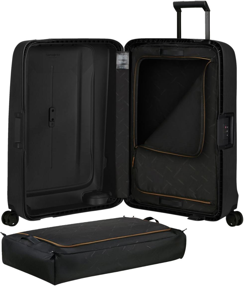 Samsonite Reisekoffer Essens Spinner L 75cm Graphit Hartschale schwarz