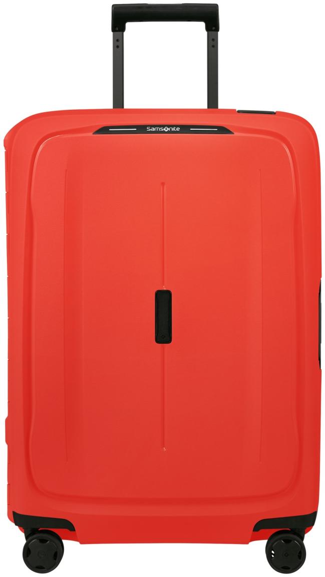 Samsonite Reisetrolley Essens Spinner M 65cm Lava rot Hartschale