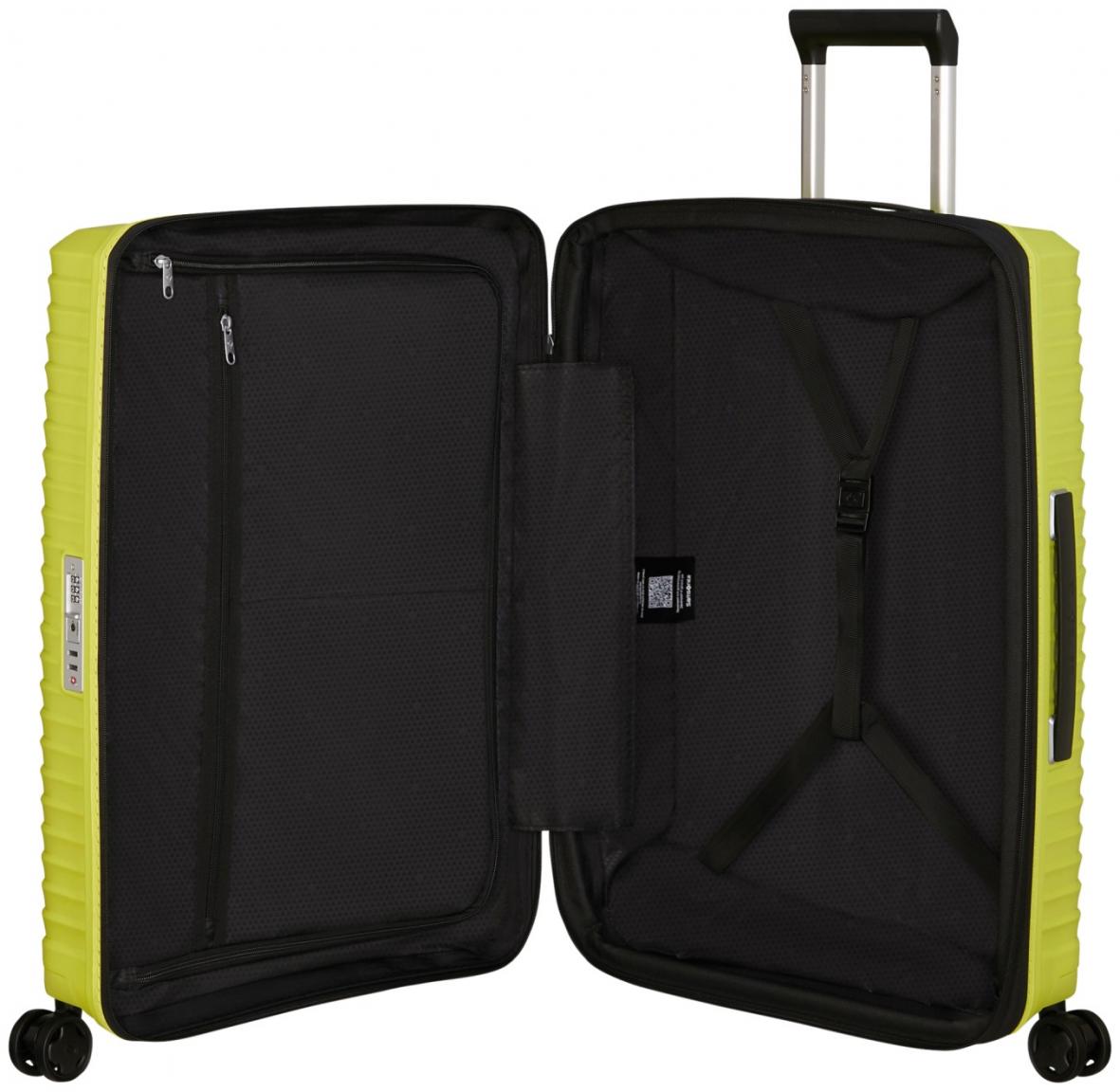 Samsonite Rollenkoffer erweiterbar Upscape Spinner M 68cm Lime
