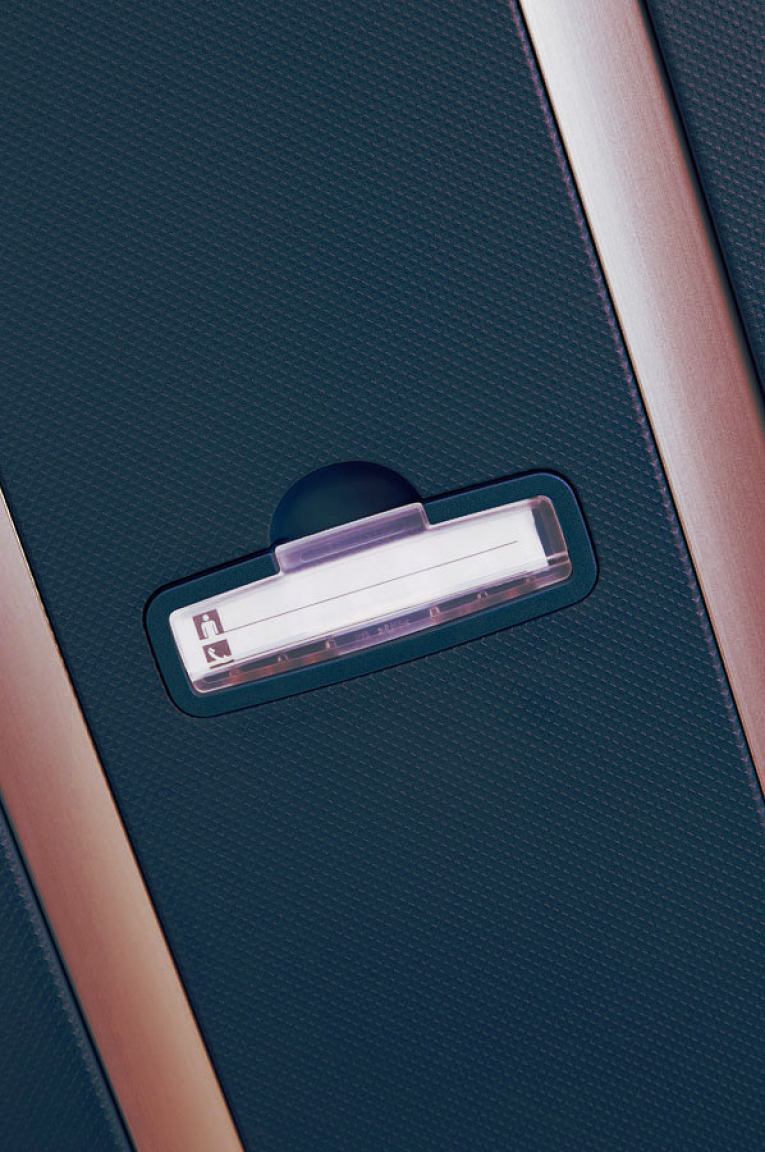 Samsonite S'Cure Flugkofffer 69cm navy blue/capri red