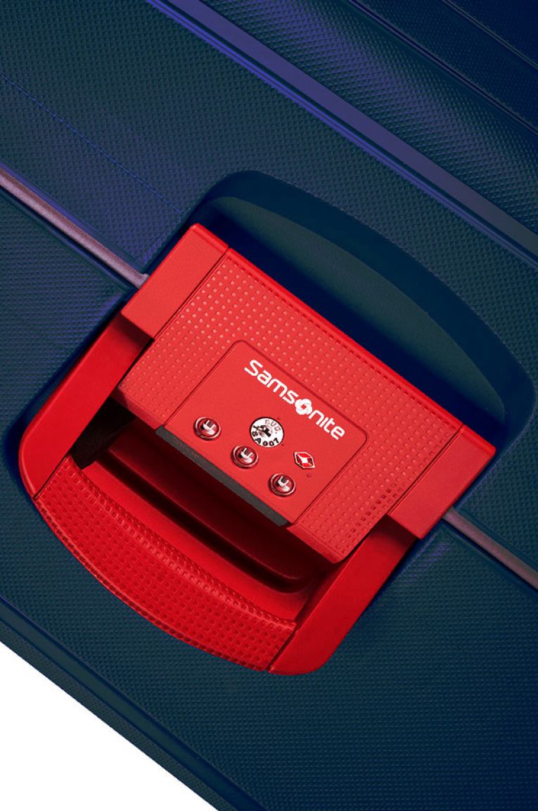 Samsonite S'Cure Flugkofffer 69cm navy blue/capri red